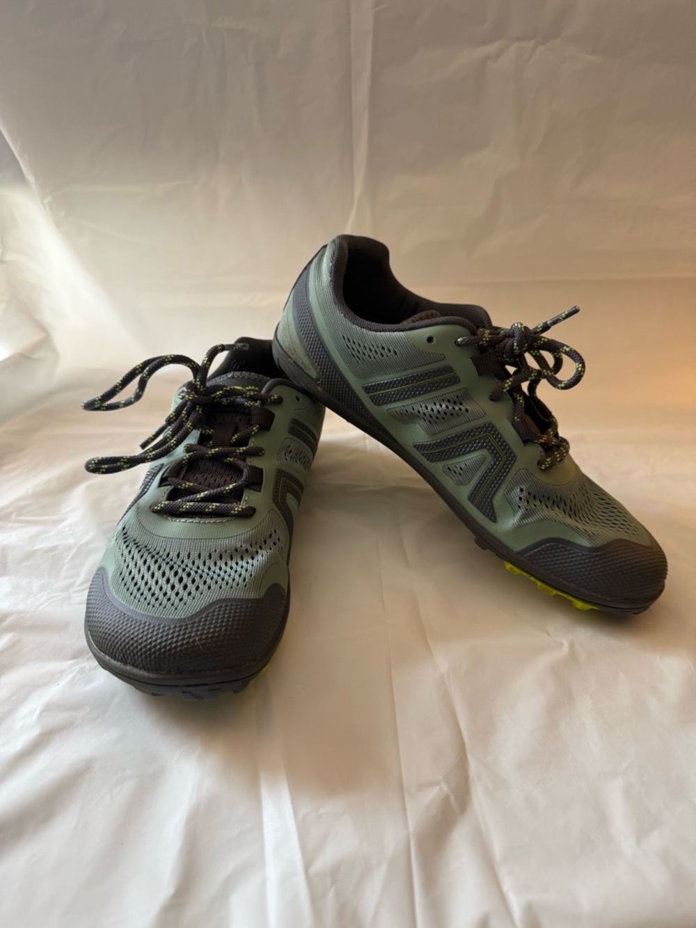Women's Athletic Trail Sneakers in Olive Green